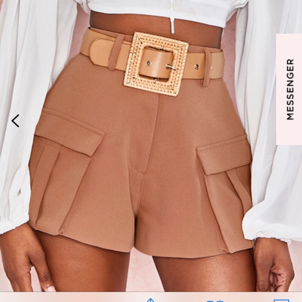 House of cb resort shorts with belt